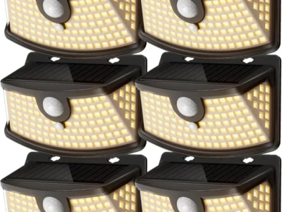 Prime Members: 6-Pk Aootek 120-LED Solar Outdoor Motion Sensor Lights $17 + Free S&H