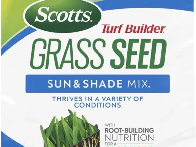 5.6lb Scotts Turf Builder Grass Seed Sun & Shade Mix w/ Fertilizer & Soil Improver $21.xx at Amazon