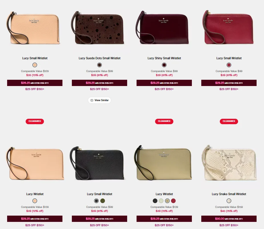 Women’s Designer Wristlets Deal: 80% OFF at Kate Spade