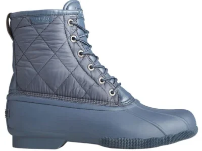 Sperry Saltwater Quilted Round Toe Duck Rain Men’s Blue Casual Boots (Sz 9+) – $24.95 + Free Shipping