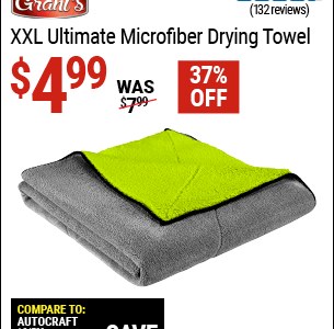 Harbor Freight, FREE gift with any purchase, cable ties, microfiber towels, XXL bag or tape measure, 9/25-9/27, in store
