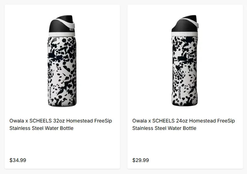 Owala Cow Print Water Bottles Deal at Scheels