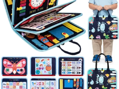 $9.xx Reg. $20 Montessori Busy Book 8-Page Sensory Activity Toy at Amazon