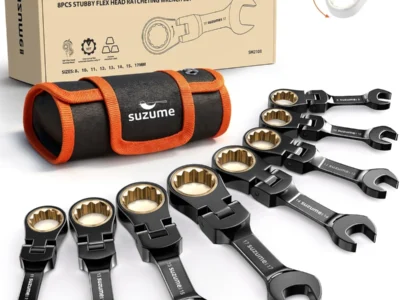 8-Pc SUZUME Stubby Flex Head Wrench Set (SAE or Metric) $25.xx + Free S&H