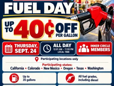 Ended: Circle K Fuel Day Savings for September 24, 2026