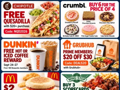 6 Thursday Food Deals from September 24, 2026
