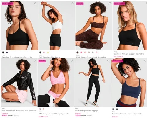 Victoria’s Secret Activewear Sale: Bras From $9.99, Leggings From $16.99 & More