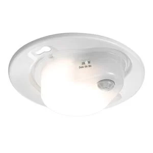 5″ Commercial Electric 650-Lumen Motion-Sensing Flush Mount Utility Light (4000K) $3.95 + Free S&H