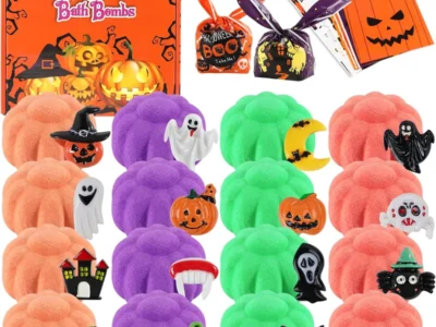 $16.xx Reg. $29 Halloween Kids Bath Bombs 16-Piece Set with Toys Inside at Amazon
