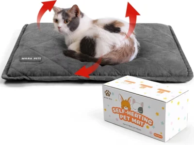 Mora Pets Self-Warming Cat & Dog Bed w/ Removable Washable Cover (Various Sizes, Suede Grey) from $17.xx + Free Shipping w/ Prime or on $35.xx+