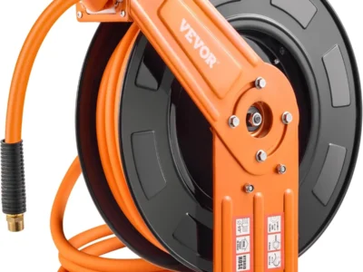 VEVOR Retractable Air Hose Reel, 1/2 IN x 50 FT Hybrid Air Hose Max 300PSI $73.xx @Amazon
