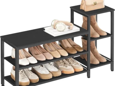 $21.xx 3-Tier Wooden Shoe Rack Bench at Amazon