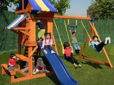ONLY $498 (Reg. $1,199.98) Sportspower Sunnyslope Wooden Swing Set at Wayfair