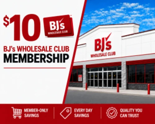 BJ’s Membership Deal: Save 83% at BJ’s