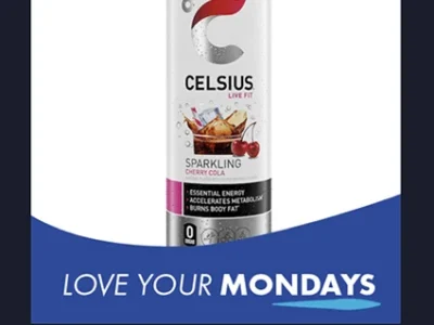 FREE Celsius Sparkling Cherry Cola 12oz at Love’s Stores (Today)