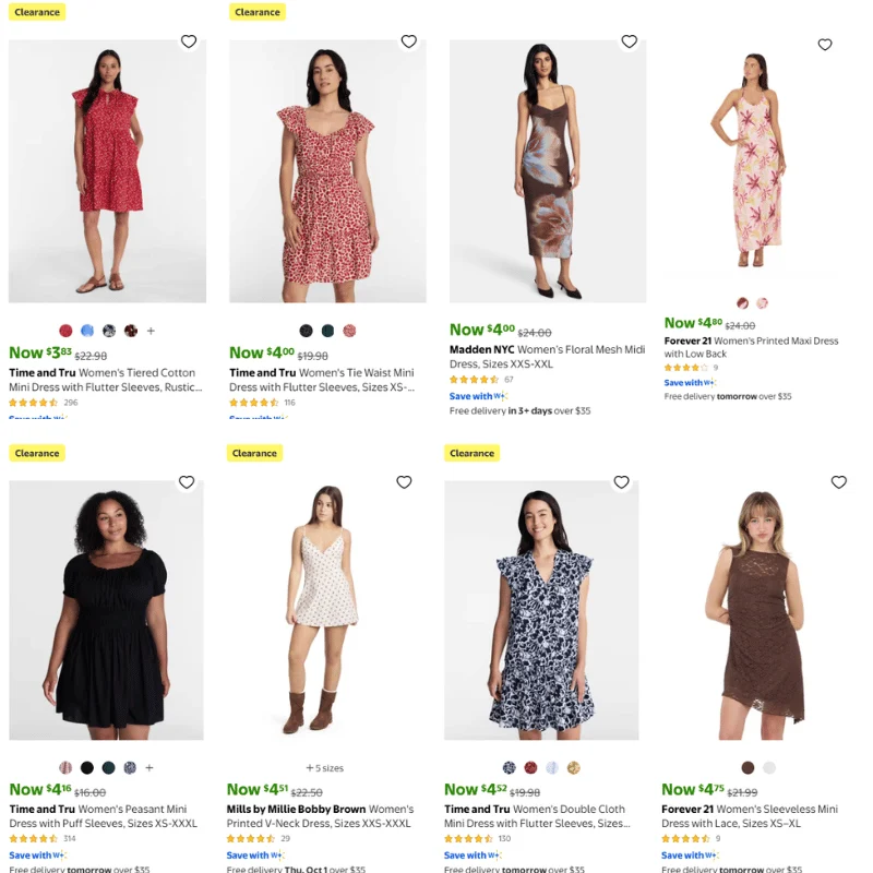 Women’s Dresses Clearance Sale Deal: Save $19.15 at Walmart