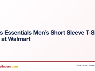 Hanes T-Shirt Only $1.79 at Walmart