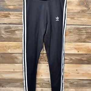 adidas Women’s Essentials 3-Stripes Cotton Leggings (Black / White) $12 + Free S&H