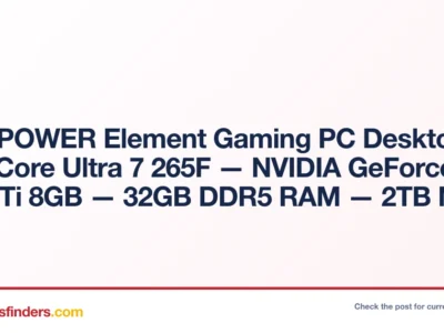iBUYPOWER Element Gaming PC Desktop — Intel Core Ultra 7 265F — NVIDIA GeForce RTX 5060 Ti 8GB — 32GB DDR5 RAM — 2TB NVMe SSD $1299.99 @Costco