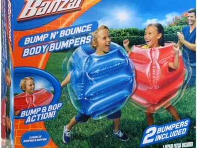 BANZAI: Bump N’ Bounce Body Bumpers, A Game of Bumping & Bopping $12 at Amazon