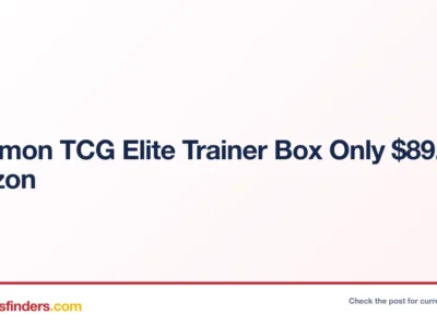 Pokémon TCG Elite Trainer Box Only $89.xx at Amazon