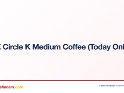 FREE Circle K Medium Coffee (Today Only!)