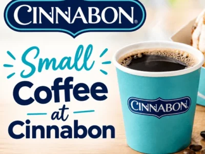 FREE Small Coffee at Cinnabon
