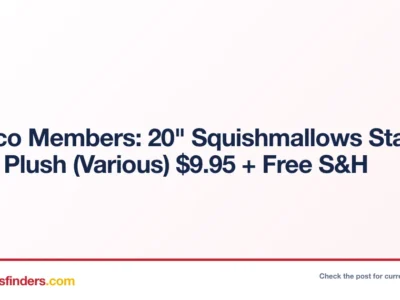 Costco Members: 20″ Squishmallows Star Wars Plush (Various) $9.95 + Free S&H