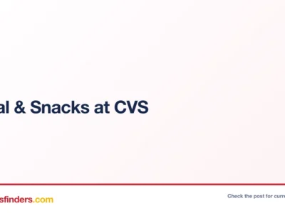 Cereal & Snacks at CVS