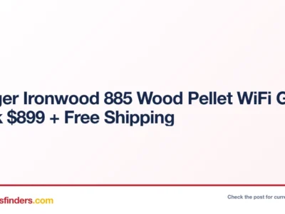 Traeger Ironwood 885 Wood Pellet WiFi Grill Black $899 + Free Shipping