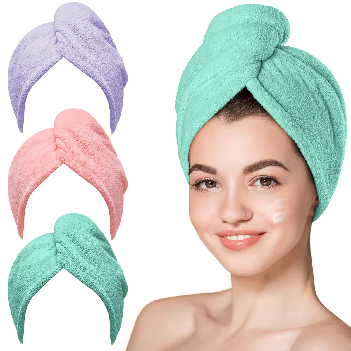 Microfiber Hair Towel Wrap Only $6.xx (Reg. $16) at Amazon