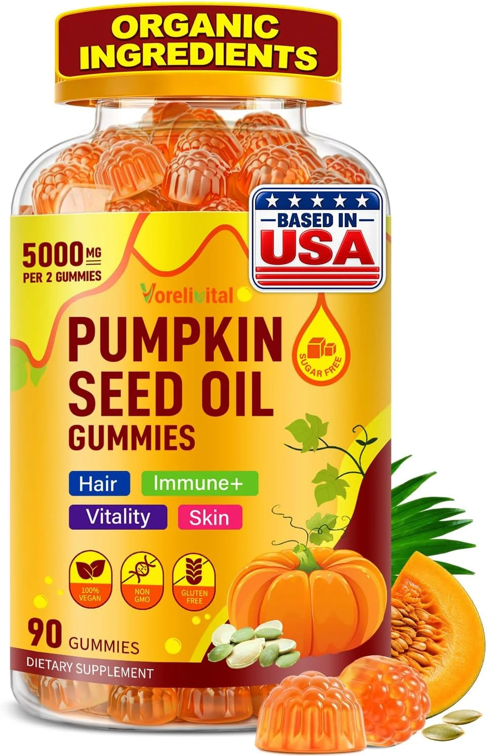 Pumpkin Seed Oil Gummies Only $6.xx at Amazon