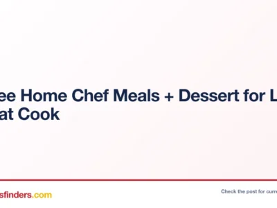 Cook deal card