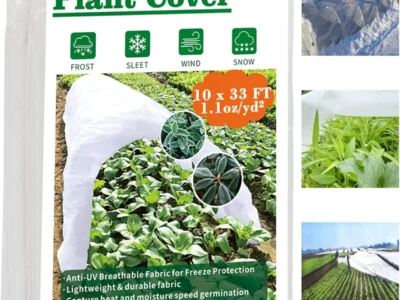 Garutom Freeze Protection Frost Cloth for Plant: 10’x 50′ $14,.xx 10’x 33′ $10.xx