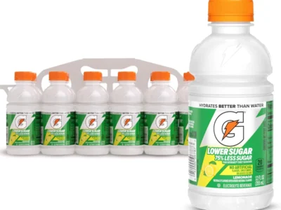 12-Pk 12oz. Gatorade Lower Sugar Sports Drink Bottle (Lemonade) $4.xx w/ S&S