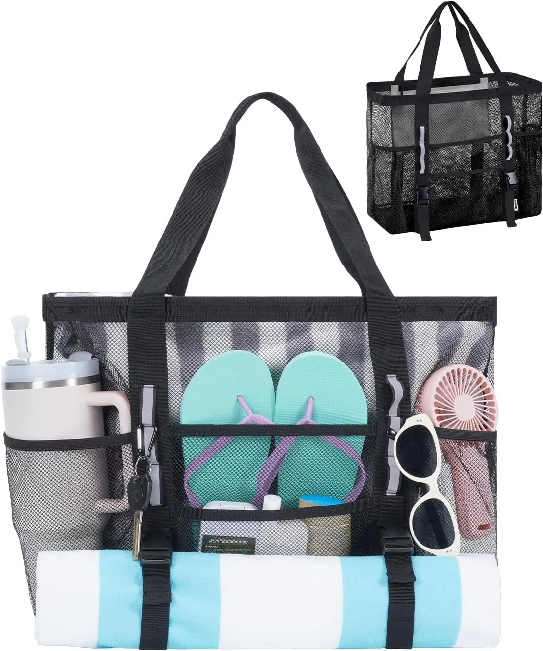 WANDF Large 41L Beach Tote Only $4.xx at Amazon