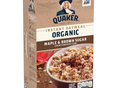 8-Ct. 1.44-Oz Quaker Organic Instant Oatmeal (Maple & Brown Sugar) $1.xx w/ S&S