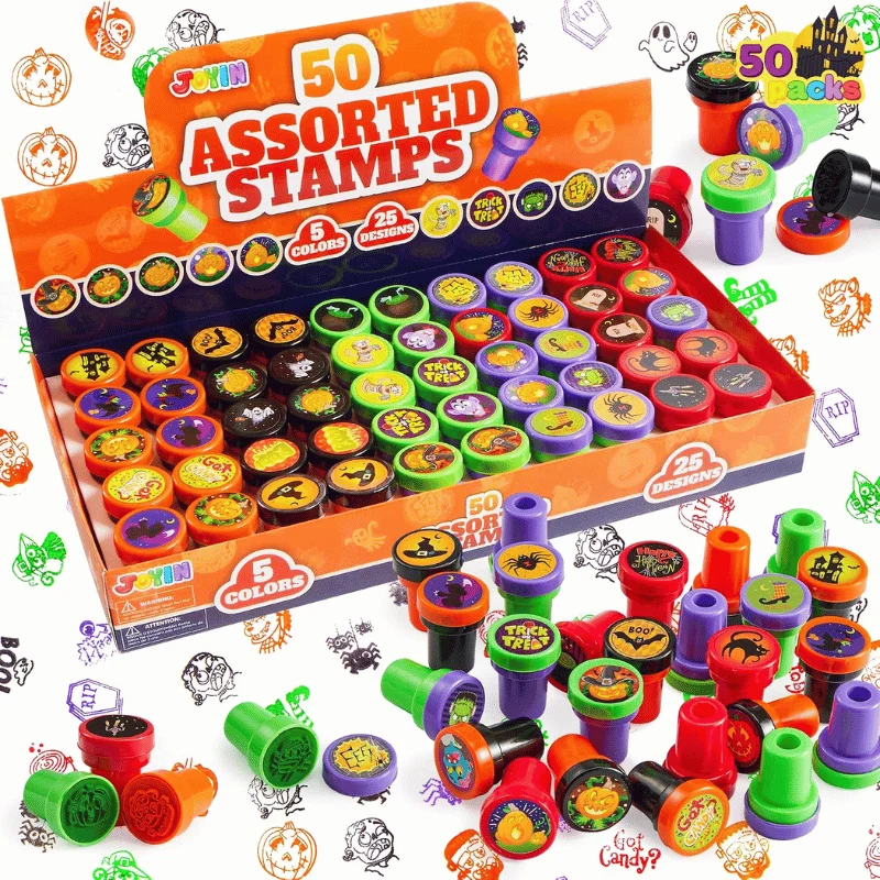 JOYIN 50 Pcs Halloween Stamps Deal: Save $4.xx at Amazon