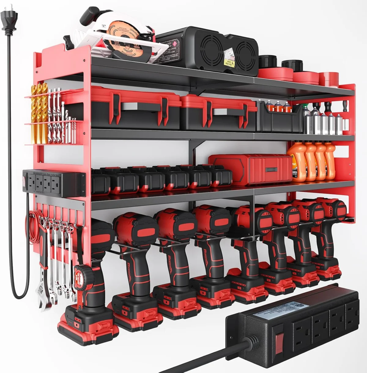 OLIXIS Wall-Mount Power Tool Organizer Only $31.xx at Amazon