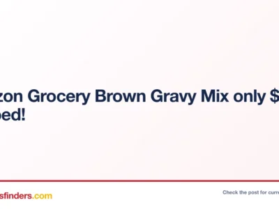 Amazon Grocery Brown Gravy Mix only $0.35 shipped!
