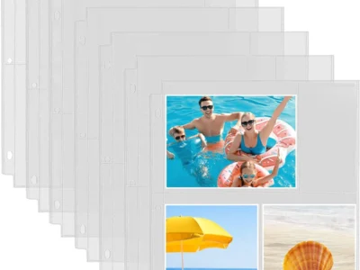 Fabmaker 30-Pack 4×6 Photo Sleeves for 3 Ring Binder $5.xx at Amazon