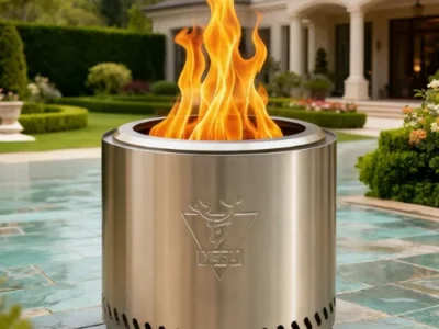 ONLY $85.99 (Reg. $255) 15″ Stainless Steel Smokeless Fire Pit at Wayfair