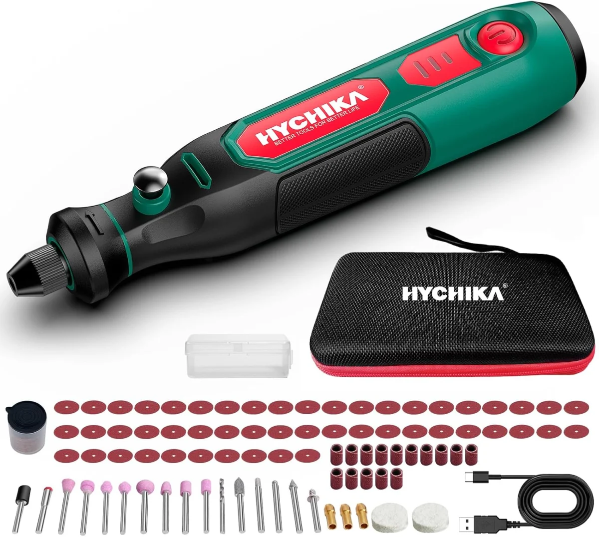 HYCHIKA Mini Cordless Rotary Tool Only $11.xx (Reg. $16) at Amazon