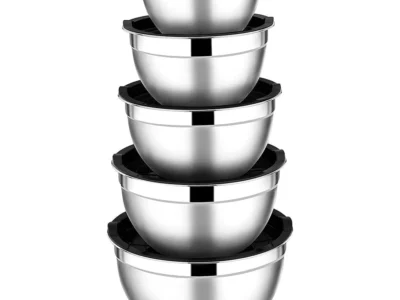 Vesteel Stainless Steel Mixing Bowls 5-Piece Set Only $17 (Reg.