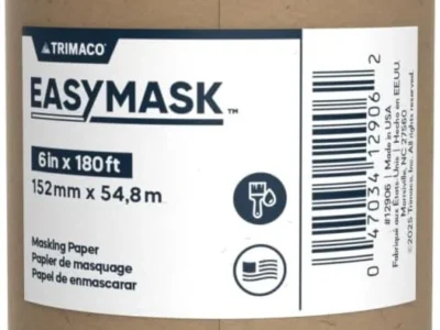 Trimaco 6″ x 180′ Masking Paper Only $2.xx at Amazon