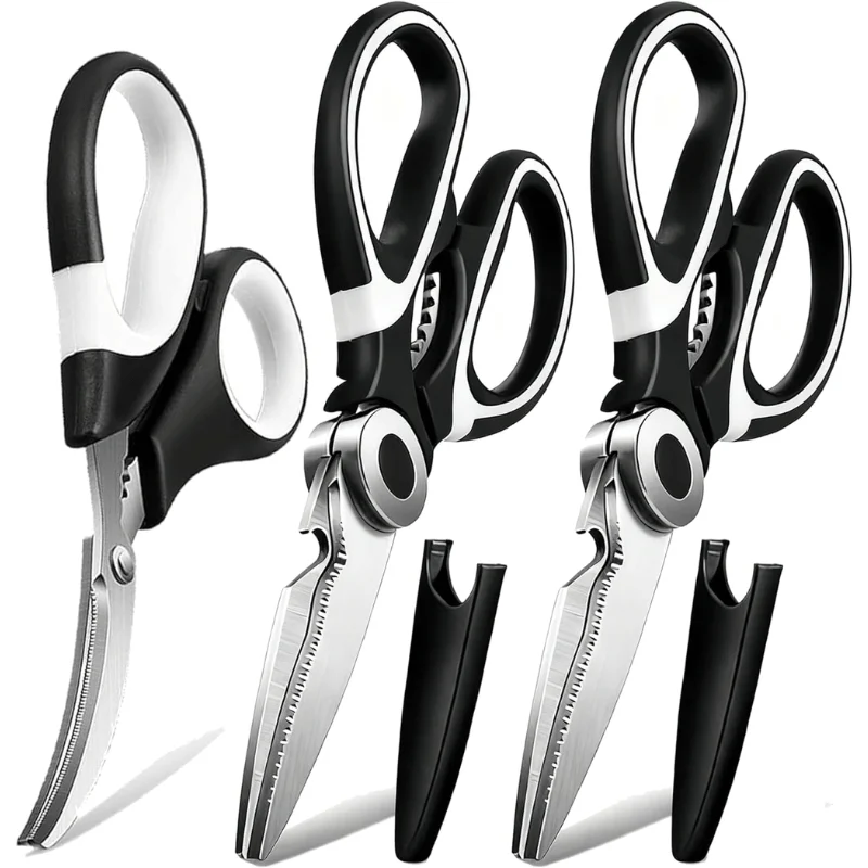 OMDAR 3 Pack Kitchen Scissors Set Deal: Save $3.xx at Amazon