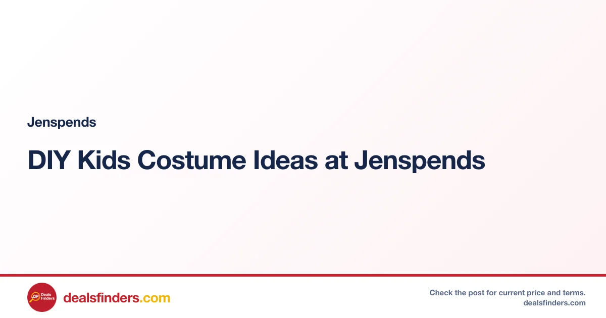 DIY Kids Costume Ideas at Jenspends