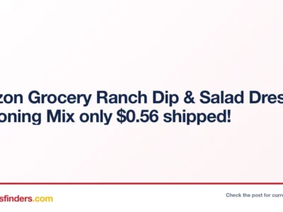 Grocery Ranch Dip & Salad Dressing Mix Only $0.56 Shipped at Top Store