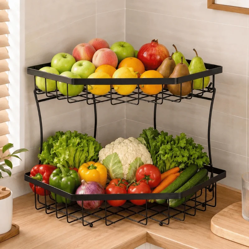 2 Tier Fruit Basket Deal: Save $16.xx at Amazon