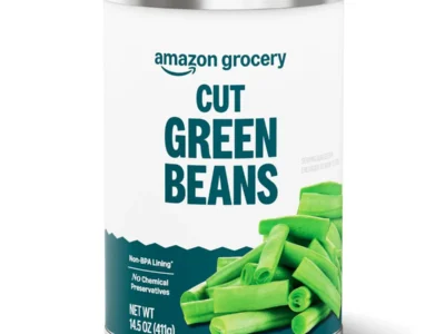 14.5-Oz. Amazon Grocery Cut Green Beans $0.xx w/ S&S